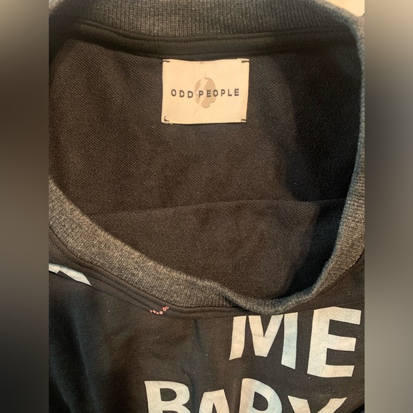 Odd People AC/DC Cropped Sweater - Picture 2 of 5